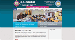 Desktop Screenshot of gscollege.org